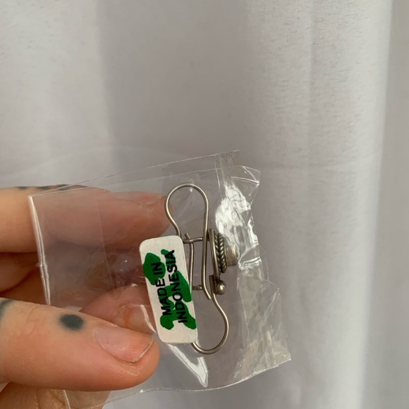 silver earrings biucles d'oreilles en argent neuves - Picture 5 of 5